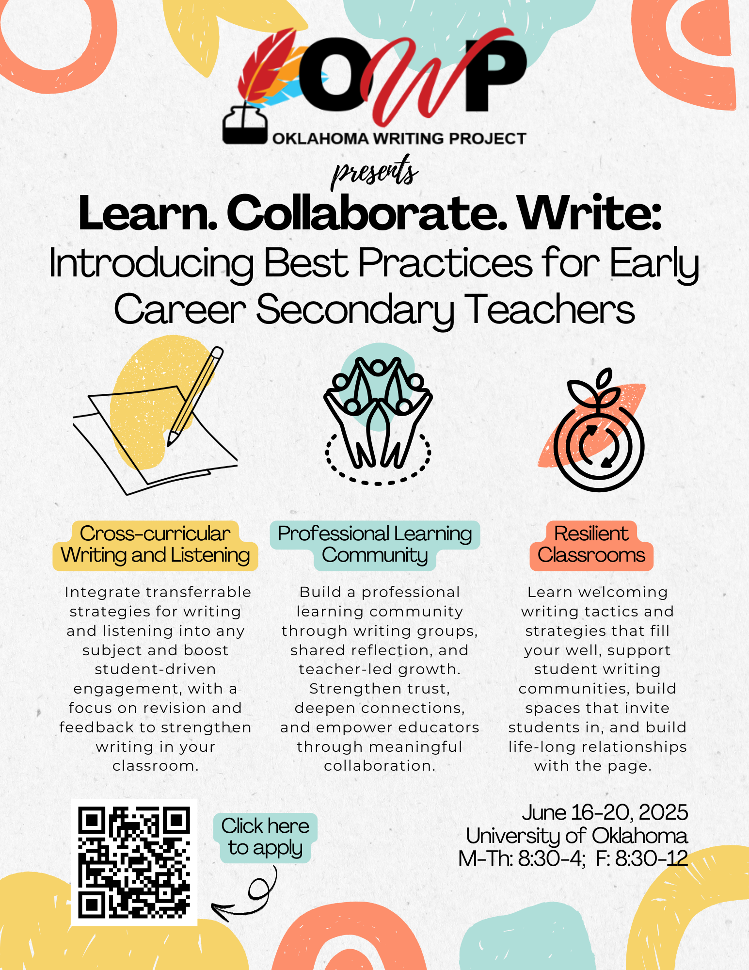 OWP Mini Early Career Flyer